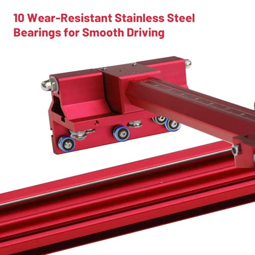 Red Manual Tile Cutter –Professional Large Tile Cutter Tool, Portable 110" (2.8 m) Guide, Max Cutting Width 35.4" (90 cm), Ideal for Contractor by DYBEDA - Image 5