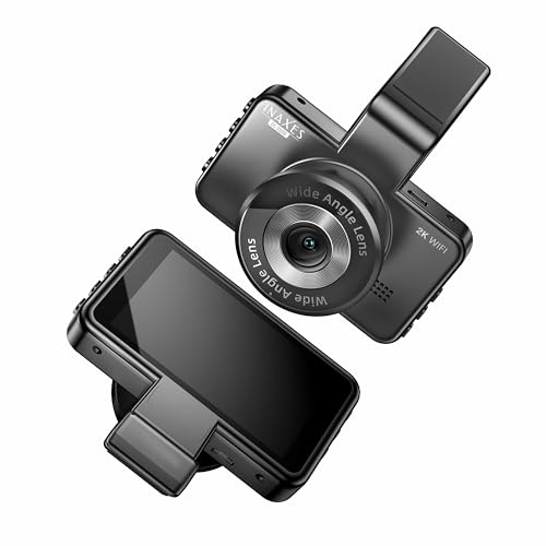Image of DC 202D Quad HD Dual Channel Dashcam (Front+Rear - 2026 Edition) with 3 inch IPS Display | F True 2K, Rear True FHD Res | 4MP Front Camera | ADAS| with | WiFi & APP Support | G-Sensor |