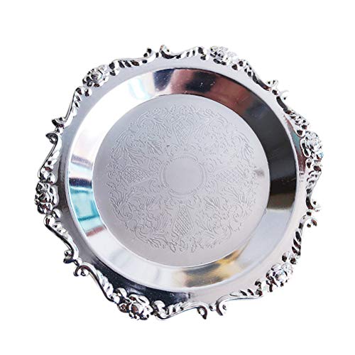 ARTIBETTER Antique Trinket Dish Vintage Gold Food Tray Ring Holder