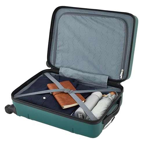 Image of Travelers Club Skyline 22 inch Carry-On Spinner Luggage, Rain Forest