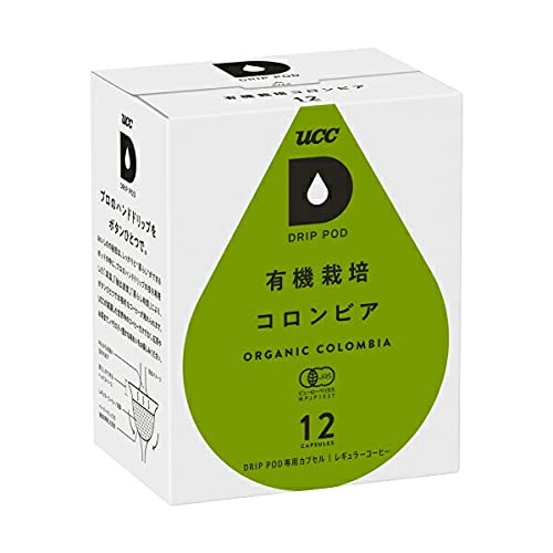 UCC ドリップポッド DRIPPOD 専用カプセル 有機栽培コロンビア 6箱 【3〜4営業日以内に出荷】