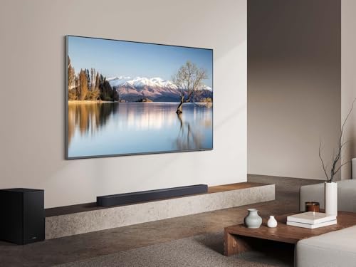 Image of Samsung HW-Q600F Soundbar 3.1.2ch Dolby Atmos with Wireless Subwoofer, DTS Virtual:X, Q-Symphony, HDMI eARC, Bluetooth Sound Bar for TV Home Theater
