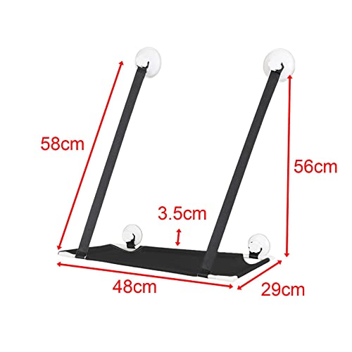 ＡＷＨＡＯ Rede suspensa para gatos - Descanso e entretenimento garantidos, PRETO