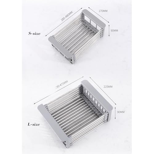 Cesto Escurridor Extensible para Fregadero de Cocina miniatura 7