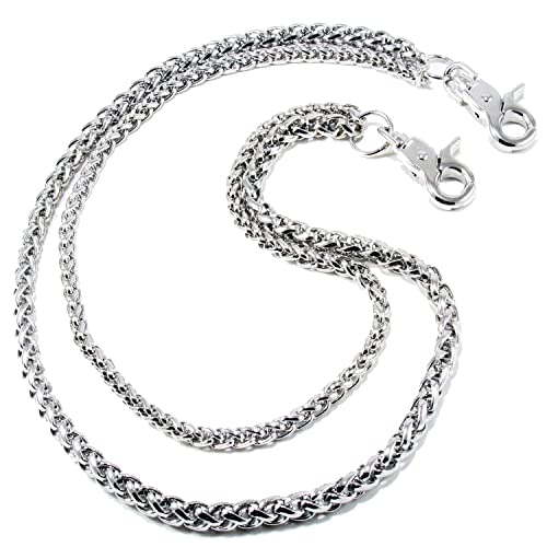 Double K 2 Roof Durable Biker Key Jean Wallet Chain (24