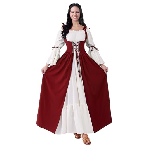 Spooktacular Creations Burgundy Renaissance Costume Women thumb #3