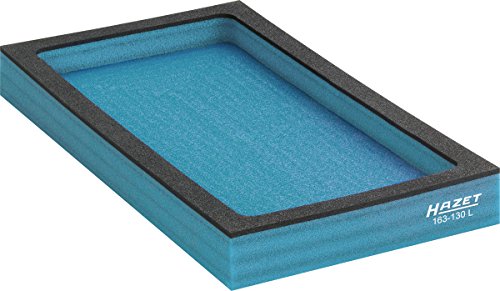 HAZET 163-130L 2-Komponenten-Weichschaumeinlage leer | Safety-Insert-System – alle Werkzeuge rüttelfest eingebettet | Made in Germany