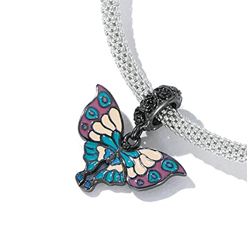 Newmind Pingentes de miçangas de pingentes, prata esterlina 925 DIY joias para criação de pulseiras