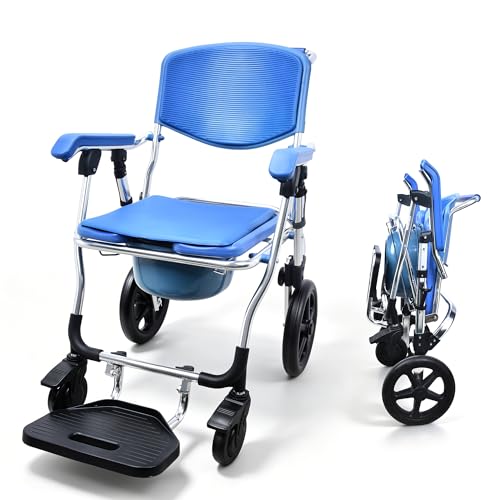 Foldable 4-in-1 Commode Chair