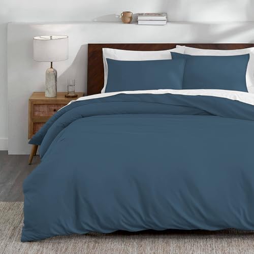 Opiniones y reviews de Juegos de edredones del mes. 45 Bluelander Juego de Funda Duvet para Edredon King Size (229 * 260 cm), Cubierta Edredón con Cierre de Botones, 2 Fundas de Almohada (53 * 99 cm), Ultra Suave Microfibra (Azul,...