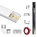 Perfil LED de aluminio 5 x 1 m, forma de U, barra de luz de aluminio, aluminio para tiras LED (1-12 mm), con adhesivo 3M, clips de fijación de metal, conector angular 90°, 5 unidades
