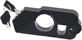 BESPORTBLE 1 Peça Trava De Roda De Motocicleta Trava De Disco De Alarme Trava De Alça De Motocicleta Preta Cnc Trava De Motocicleta Guidão Trava De Motocicleta Trava Antifreio Trava De Disco