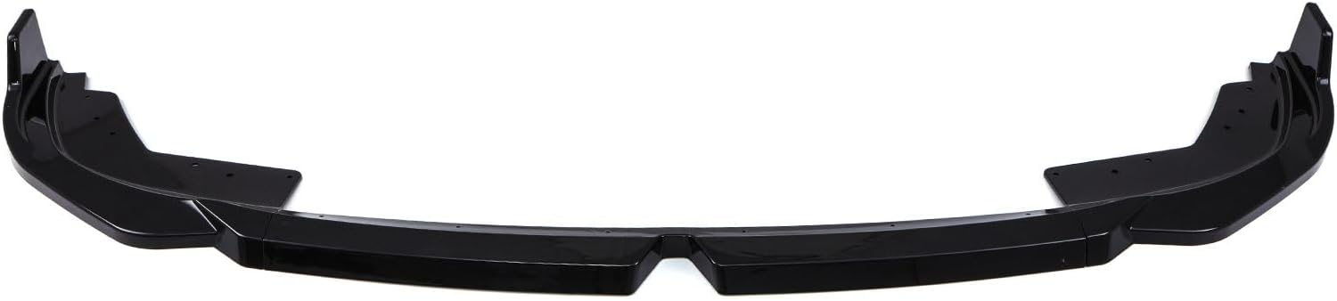 Gloss Black Front Splitter Compatible with BMW 3 Series G20 LCI 2022-2026 Performance Lower Valance Lip Kit ABS Plastic