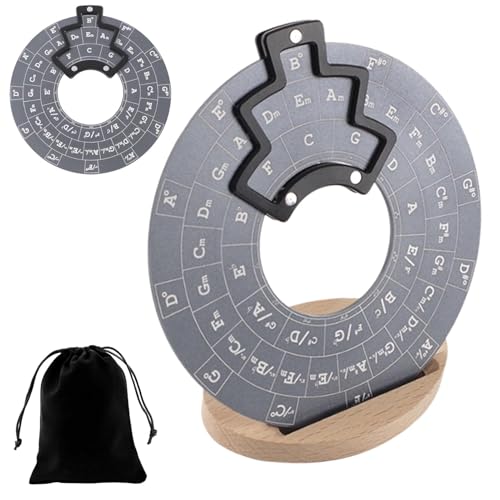 Cercle des cinquièmes roue d'accords pour composer sur votre bureau