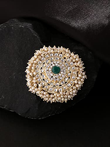 Kundan and Beads Studded Ambada Juda Pin