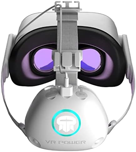 Rebuff Reality VR Power 2 - VR Headsets Battery Pack Compatible with Oculus Quest 2, 10,000mAh Extended 8 Hrs of Playtime and Lightweight Design, Counter Balance with Improved Comfort