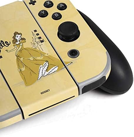 Skinit Decal Gaming Skin Compatible with Nintendo Switch OLED (2021) - Officially Licensed Disney Princess Belle Art Design