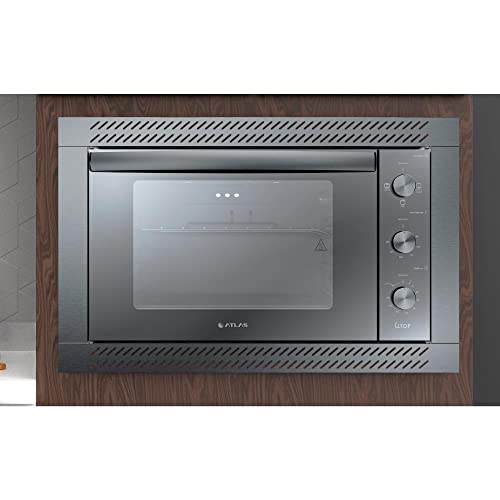 Forno de Embutir Elétrico Espelhado 44l com Grill e Timer Atlas U Top Style 127v