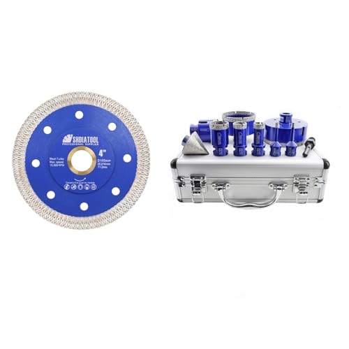 Set de brocas de diamante para azulejos y porcelana miniatura 1