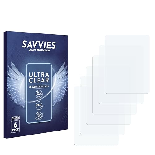 savvies 6 Pack Screen Protector compatible with Hotechs LX-B2 Protection Film Clear