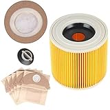 Vacuum Bags Filters Compatible with Karcher Wet Dry WD2 WD3.500 Vacuum Cleaner Filter Vacuum Cleaner Household Sweeper Cleaning Tool