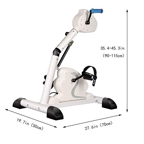 Pedalera portátil para ejercicio de brazos y piernas miniatura 2