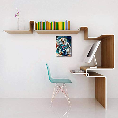 Kobe Bryant Wall Art Basketball Player Canvas Wall Art Painting Sports Posters Artwork Home Decor For Basketball Fan Memorabilia Gifts Living Room Bedroom Boy Girl Gifts Decoration Wall Art 12 X 16 Inch #TOP1