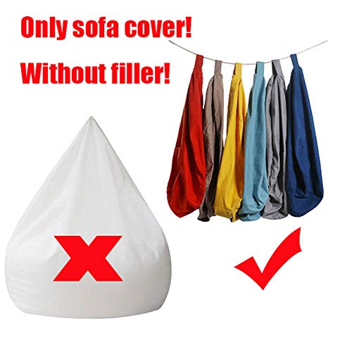 RTMX&kk Sitsitzsack Bezug Ohne Füllung Faule Liege Sitzsack Aufbewahrungsstuhlbezug Fit für Gaming Stuhl und Gartenstuhl… – Bild 4