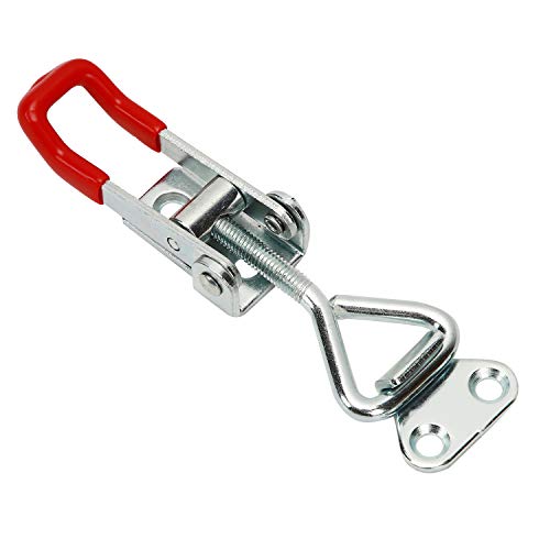 KINJOEK 5 PCS 360 Lbs Adjustable Toggle Clamp 4001 Hand Tool Quick Release Heavy Duty Capacity Latch Type