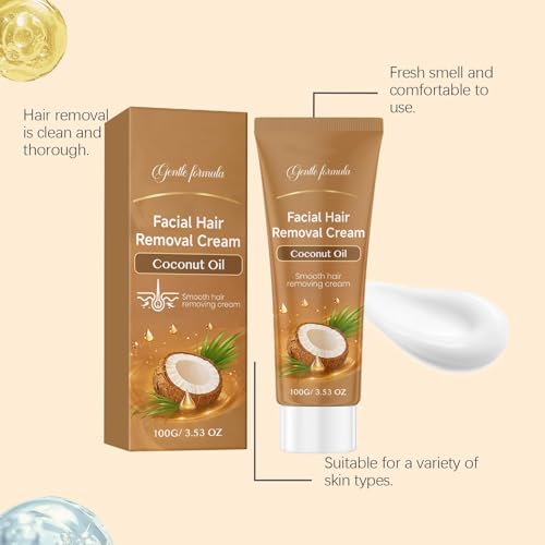 Crème d'épilation visage pour lèvre supérieure et menton sans douleur - 6