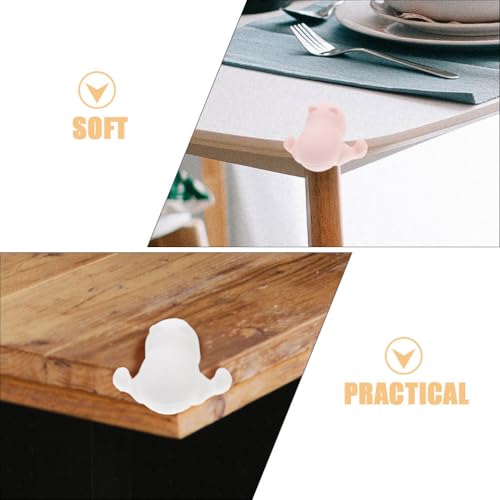 Image of ibasenice Baby Corner Protectors 8 Pack 1.65 Inch Soft Silicone Table Corner Guards with Adhesive Backing - Child Safety Edge Protectors for Furniture Tables Cribs and Sharp Corners