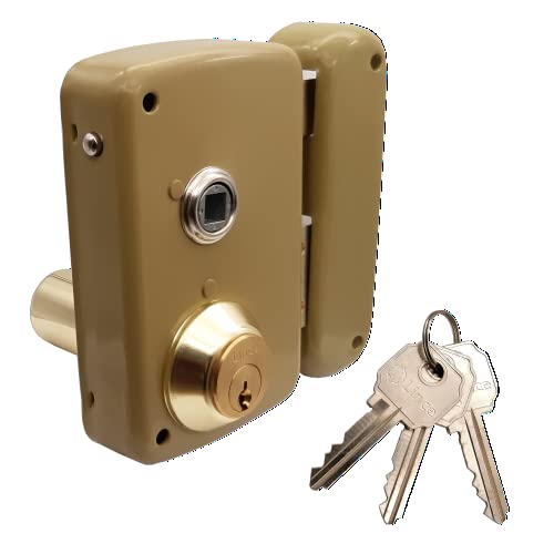 Lince 5056BHE70D Cerradura, Oro Cover