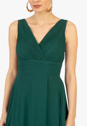 Robe de soirée robe cocktail chic vert foncé Kraimod taille 38 - 2
