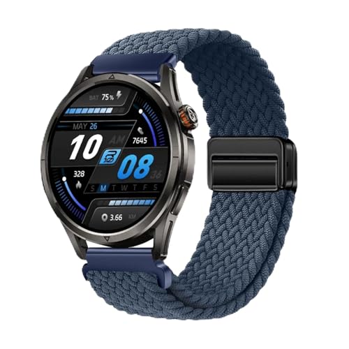 編組ソロループ弾性ストラップ対応 KOSPET MAGIC R10 用交換バンドクイックリース時計ナイロンストラップ替えベルト磁気バックル換えベルトマグネットコンパチブルシャオミ KOSPET MAGIC R10 伸縮性交換レディース メンズ (19)