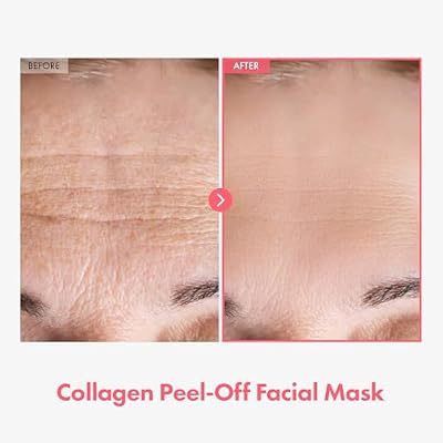 TOSOWOONG Real Collagen Fit, Hydrolyzed Collagen Wrapping Mask, Peel Off Facial Mask for elasticity, Hydrating, Glow, Glass Skin, Face Moisturizer, Self Care, Korean Skin Care, 50ml, 1.69 fl. oz.