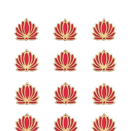 Lotus Flower MDF Wooden Cutouts for DIY Crafts & Decoration | Blank Lotus Shape for Acrylic Painting, Resin Art, Mandala, Home Decor, Festival Decoration & Gift Making 12 PCS-picture-26