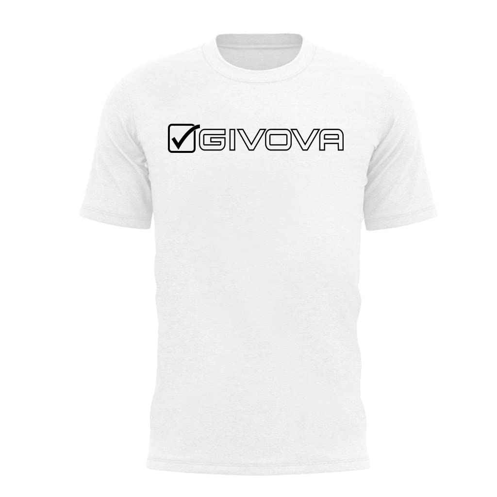 Givova COTTON T-SHIRT WORLD WHITE Size S