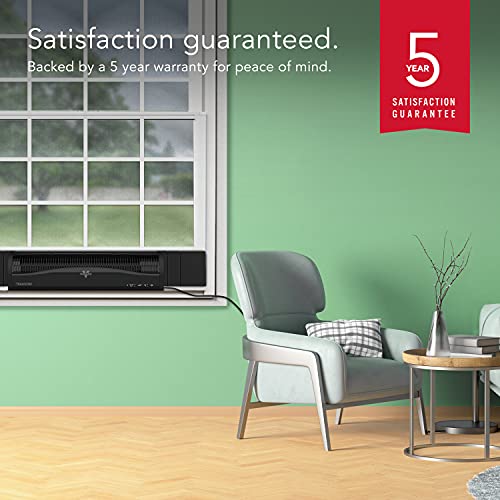 Vornado Transom Window Fan With 4 Speeds, Remote Control, Reversible Exhaust Mode, Weather Resistant Case, Black, Whole Room #TOP6