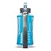 HydraPak SoftFlask 500ml - Collapsible Handheld Running Water Bottle Soft Flask - (500 ml/16 oz), Malibu Blue
