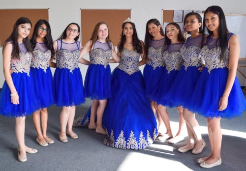 MisShow 2024 Women's Cocktail Dresses Crystals Applique Short Prom Homecoming Dresses - Image 5