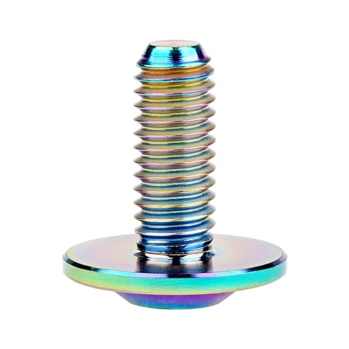 Image of Titanium Torx Head M6 x15 20mm Bolt Screw for Bicycle Motorcycle Car Modification Pack of 6 (Ranibow, M6x15mm)