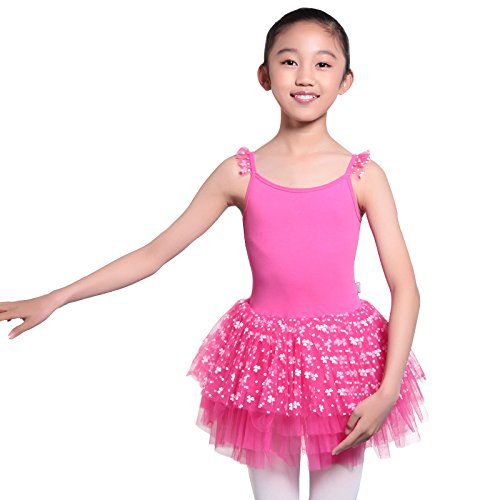 Baiw Dance 115242500 Girls Cute Tutu Ballet Tutu (Deep Pink, S)