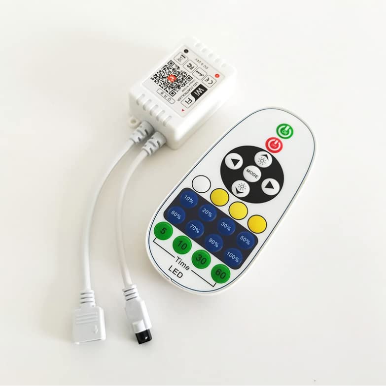 Protium 12-24V Smart LED strip Tunable CCT controller Compatible with Alexa and google assistant (For CCT (Cool White + Warm White) color strips only)-image-16