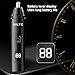 Ear and nose hair trimmer suitable for men and women, with LED display screen, USB rechargeable, 2024 professional painless eyebrow, facial and nose hair trimmer, IPX7 waterproof double-edged blade.