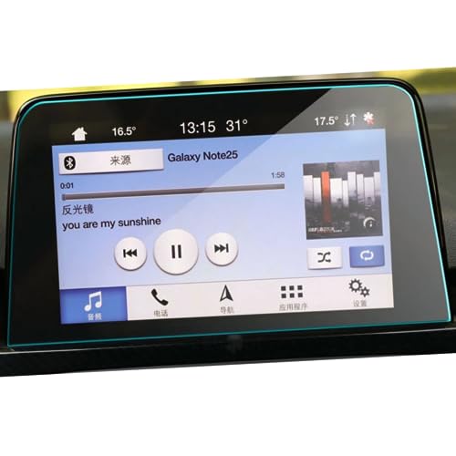 Film protection navigation GPS Ford Focus Mk4 verre trempé antichoc écran LCD Sync3 8 pouces