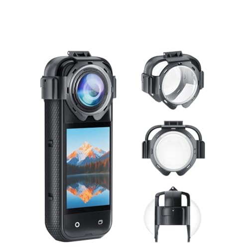 Protector de lente para Insta360 X5 en cristal óptico antiarañazos 3