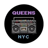 Zoom IMG-2 queens boombox pixel art retr Zoom IMG-2 queens boombox pixel art retr