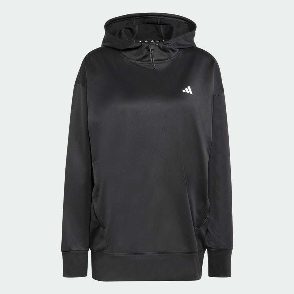 adidas womens Aeroready Game and Go Fleece Hoodie - Image 6