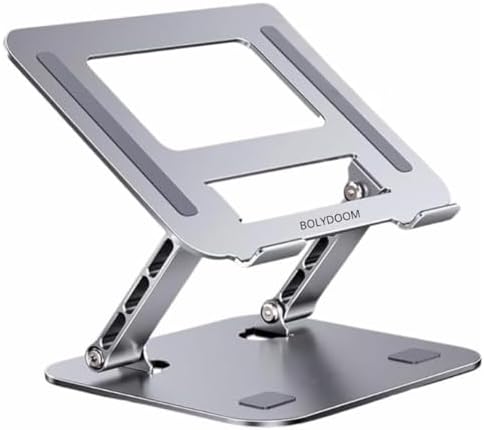 Suporte de Notebook Laptop Alumínio Ajustável - Suporte Ajustável...