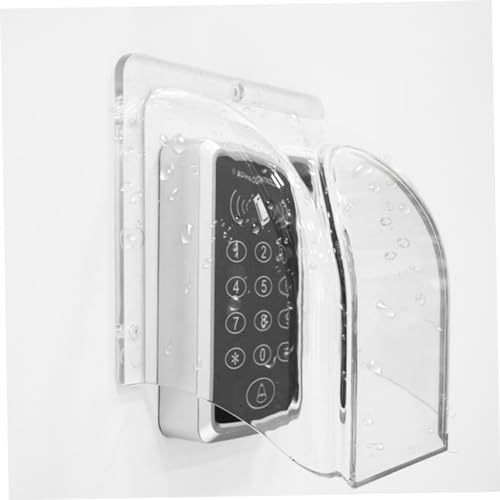 Timbre de anillo Lurrose y protección para interruptor de timbre resistente lluvia exterior 8
